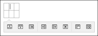 Image of inserted table