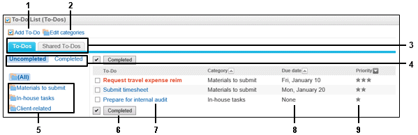 To-Do List (To-Do List) Screen