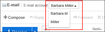 Image of user accounts shown in order