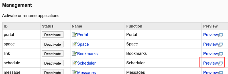 Image showing Preview surrounded by the red rectangle box