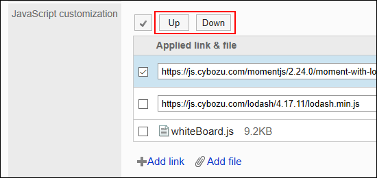 Image of a reordering action link