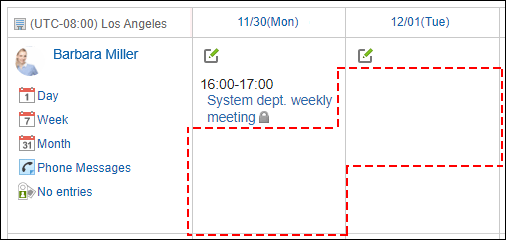 Screen capture: Shared appointment is not displayed on the Scheduler screen