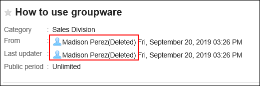 Image showing the "(Deleted user)"