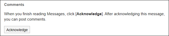 Image of the "Acknowledge" button