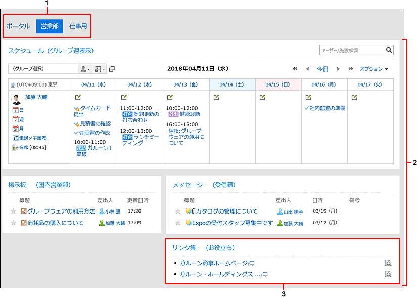 门户页面