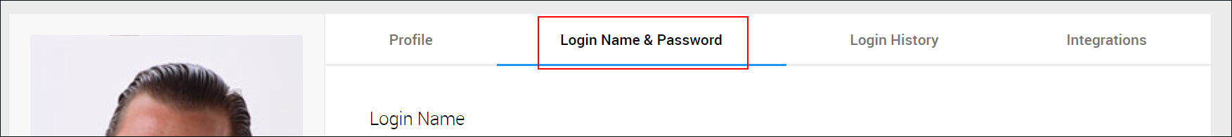 截圖：[登入名稱和密碼]被框線強調