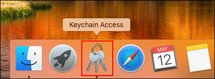 Image of the icon of Keychain Access