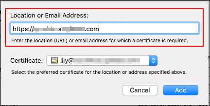 Image of entering a location where certificates are required