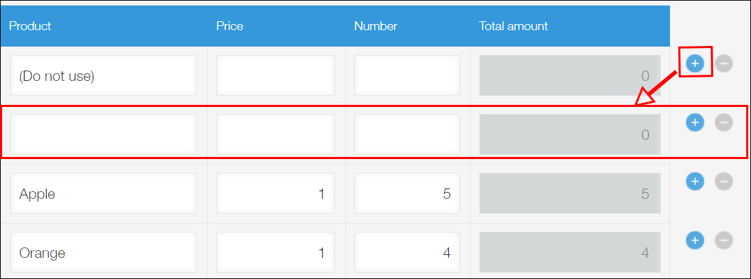 Is It Possible To Add New Data At The Top Row Of A Table Kintone Help