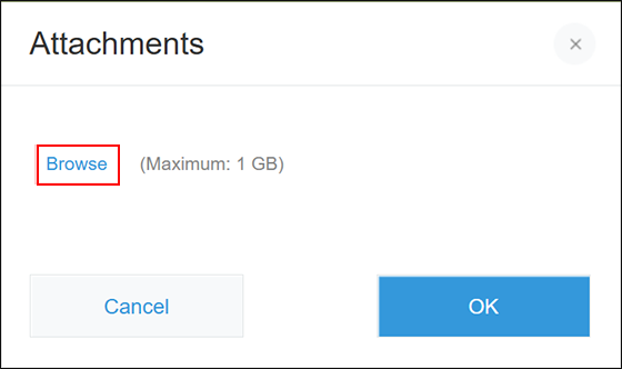 Screenshot: "Browse" is highlighted