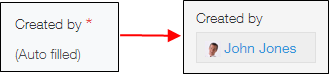 "Created by" field