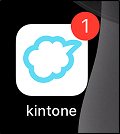 Screenshot: The kintone mobile app icon