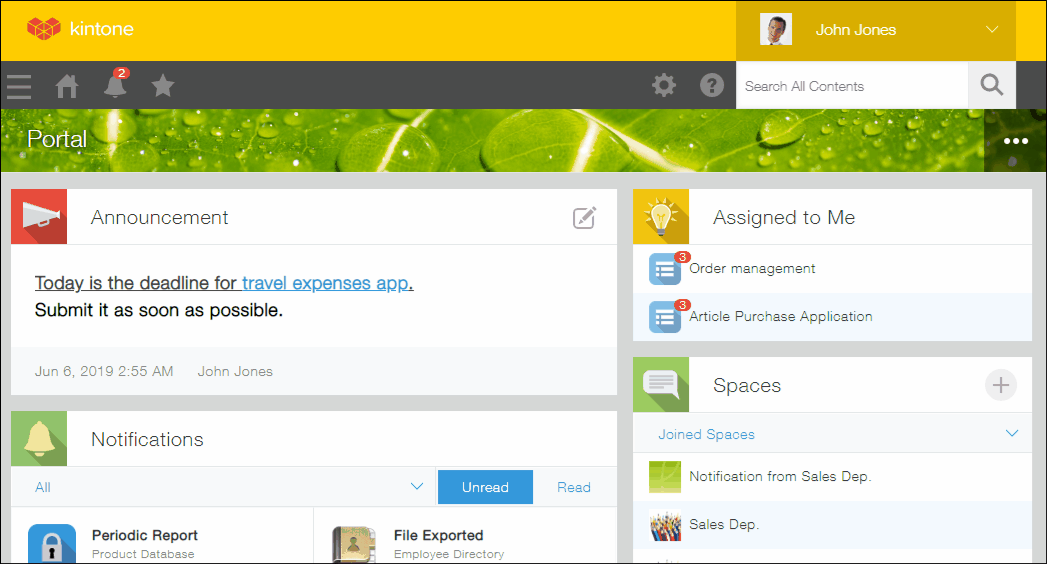 Screenshot: A GIF that shows how to navigate to the "Departments & Users" screen