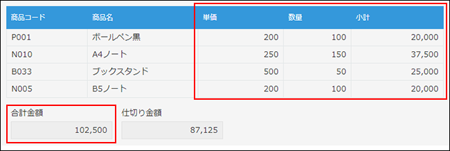 計算式の設定 Kintone ヘルプ