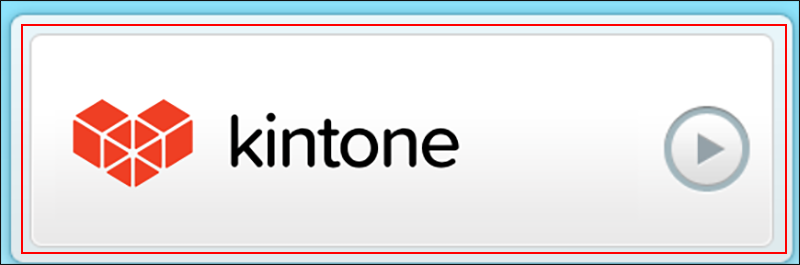 截图：在已购买服务的列表中用线框圈出kintone